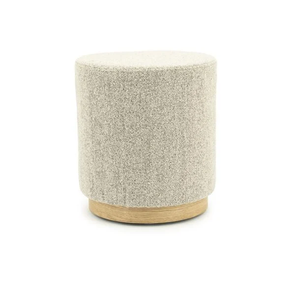 Eleonora / Banken / Poef Avah small – taupe Mantz