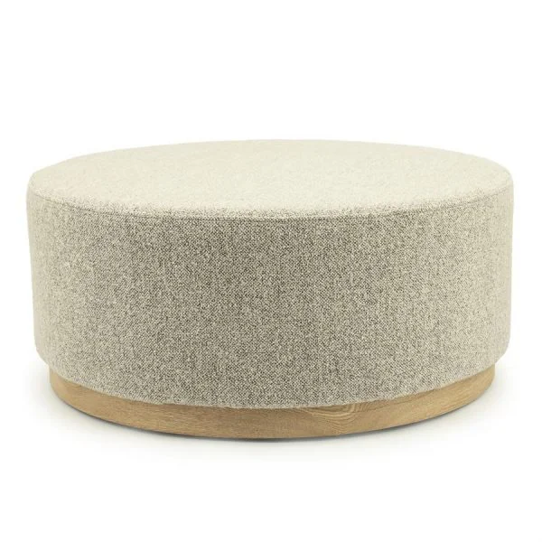 Eleonora / Banken / Poef Avah large – taupe Mantz