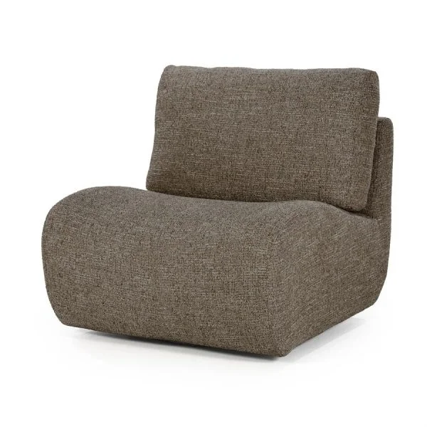 Eleonora / Fauteuils / Fauteuil Lucia – bruin Donna