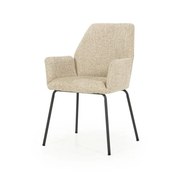 Eleonora / Eetkamerstoelen / Stoel Indy – taupe Donna