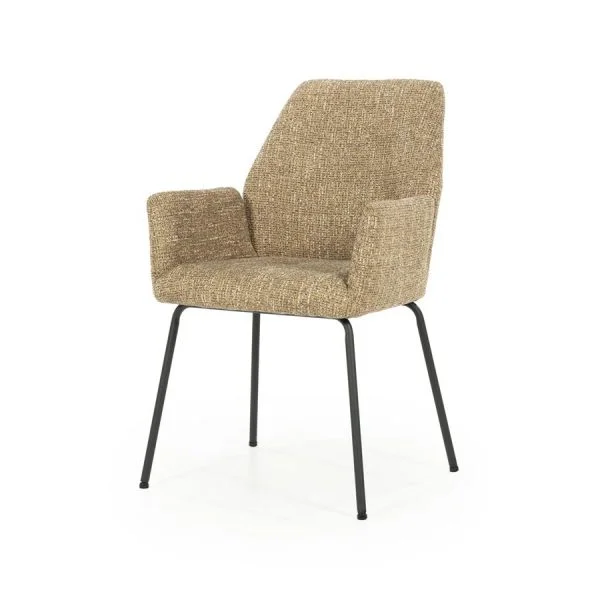 Eleonora / Eetkamerstoelen / Stoel Indy – mosterd Donna