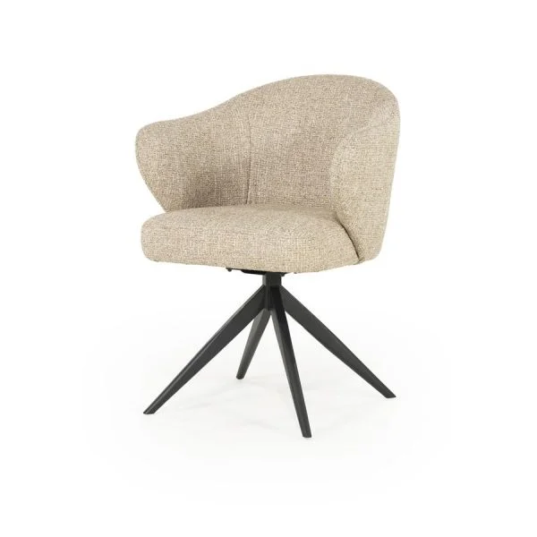 Eleonora / Eetkamerstoelen / Stoel Connor – taupe Donna