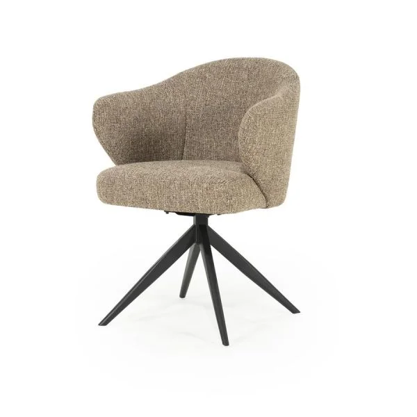 Eleonora / Eetkamerstoelen / Stoel Connor – bruin Donna
