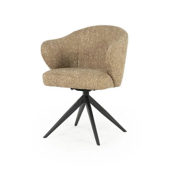 Eleonora / Eetkamerstoelen / Stoel Connor – mosterd Donna
