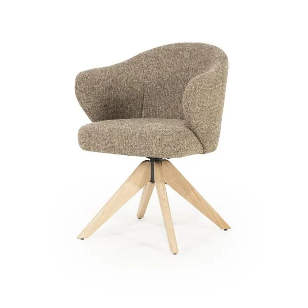Eleonora / Eetkamerstoelen / Stoel Connor naturel – bruin Donna