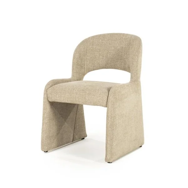 Eleonora / Eetkamerstoelen / Stoel Odette – taupe Serene