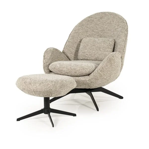Eleonora / Fauteuils / Fauteuil Ryan – taupe Zora