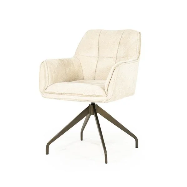 Eleonora / Eetkamerstoelen / Stoel Hugo – beige Lyric