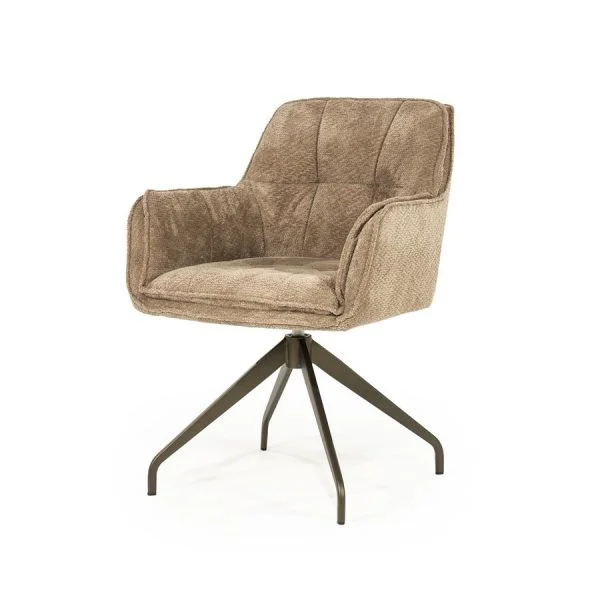Eleonora / Eetkamerstoelen / Stoel Hugo – taupe Lyric