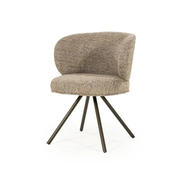 Eleonora / Eetkamerstoelen / Stoel Jayson – bruin Blythe