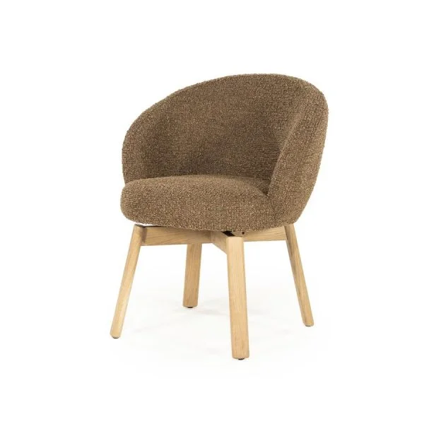 Eleonora / Eetkamerstoelen / Stoel Livia – bruin Hush