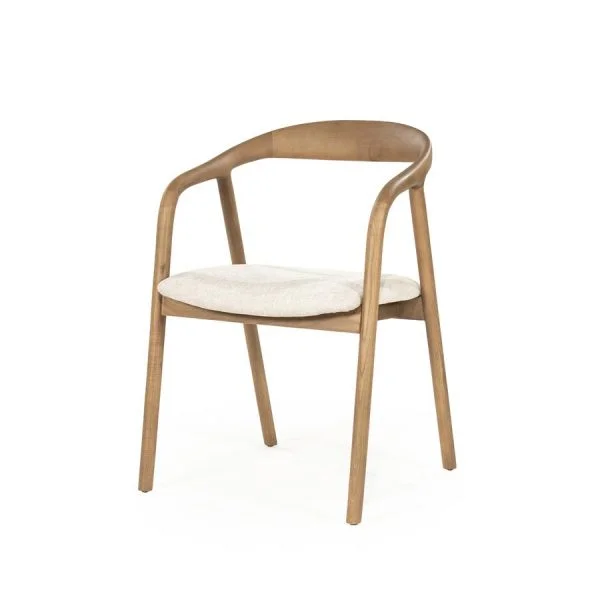 Eleonora / Eetkamerstoelen / Stoel Rayven – lichtbruin