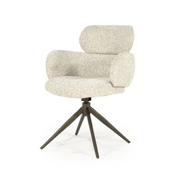 Eleonora / Eetkamerstoelen / Stoel Darcio – beige Gleam