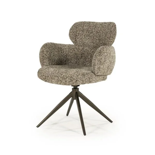 Eleonora / Eetkamerstoelen / Stoel Darcio – taupe Gleam