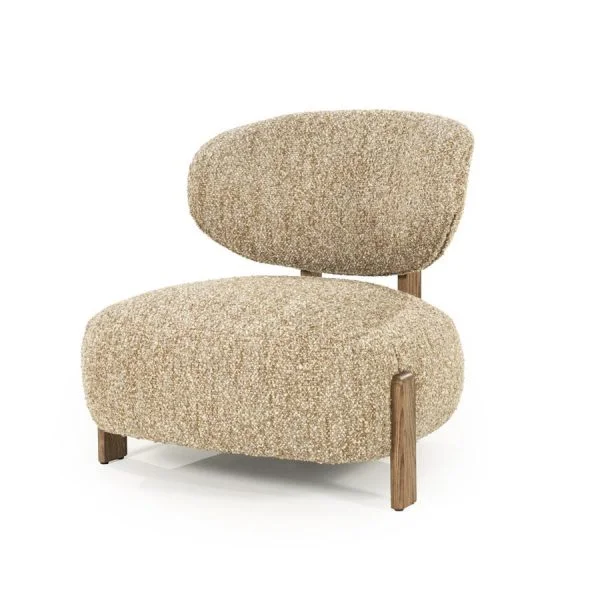 Eleonora / Fauteuils / Fauteuil Reza bruin – taupe Bay
