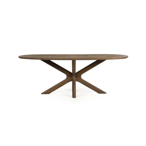 Eleonora / Eettafels / Eettafel Tycho 210×110 cm – lichtbruin