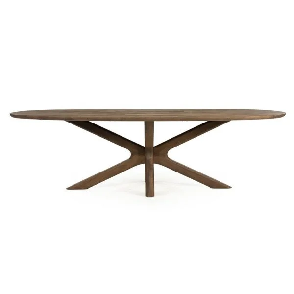 Eleonora / Eettafels / Eettafel Tycho 260×110 cm – lichtbruin