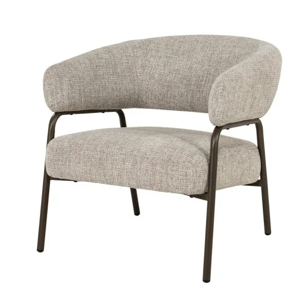 Eleonora / Fauteuils / Fauteuil Fabrice – taupe Veso