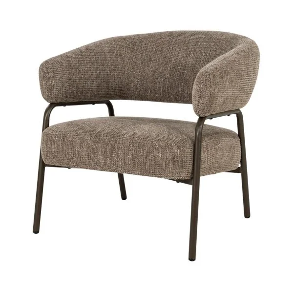Eleonora / Fauteuils / Fauteuil Fabrice – bruin Veso
