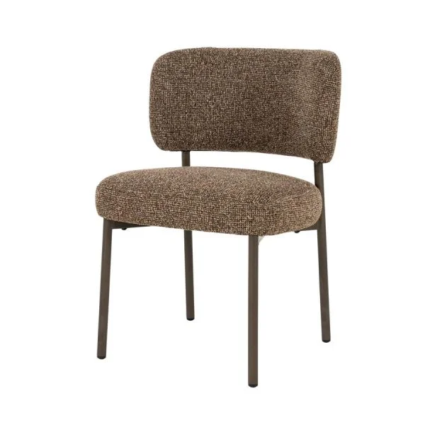 Eleonora / Eetkamerstoelen / Stoel Marlon – bruin Veris