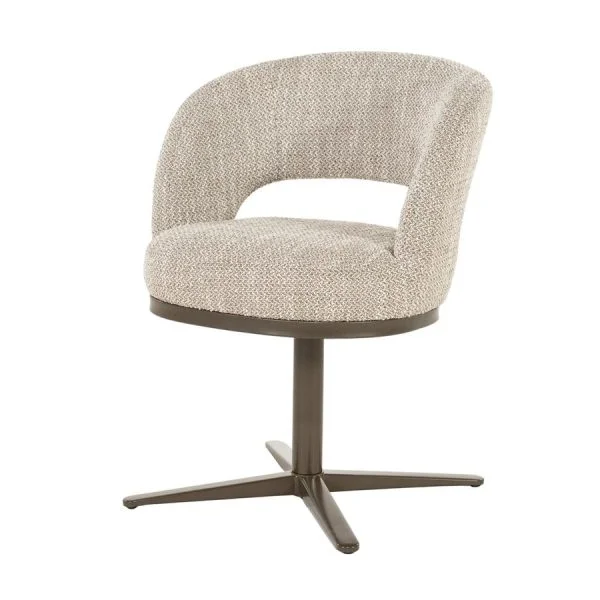 Eleonora / Eetkamerstoelen / Stoel Gigi – taupe Tofa