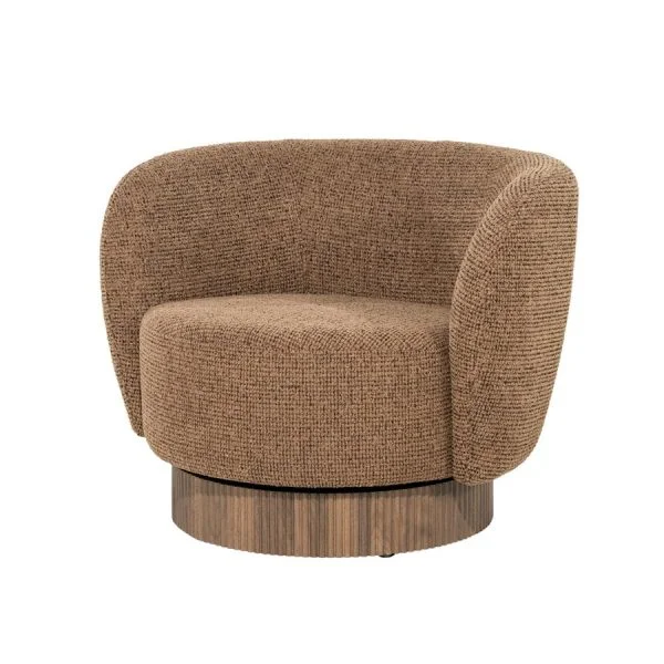 Eleonora / Fauteuils / Fauteuil Norah – bruin Yke