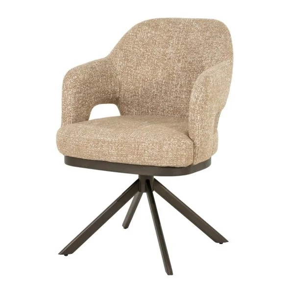 Eleonora / Eetkamerstoelen / Stoel Amelie – taupe Punto
