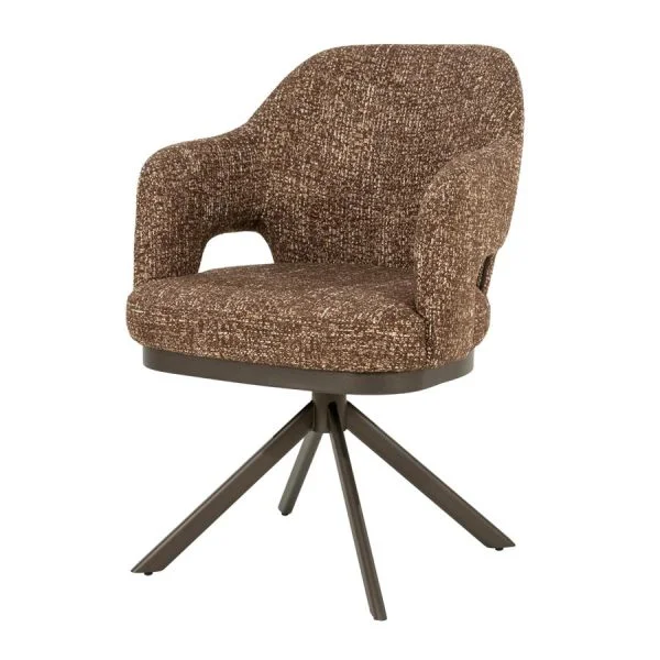 Eleonora / Eetkamerstoelen / Stoel Amelie – bruin Punto
